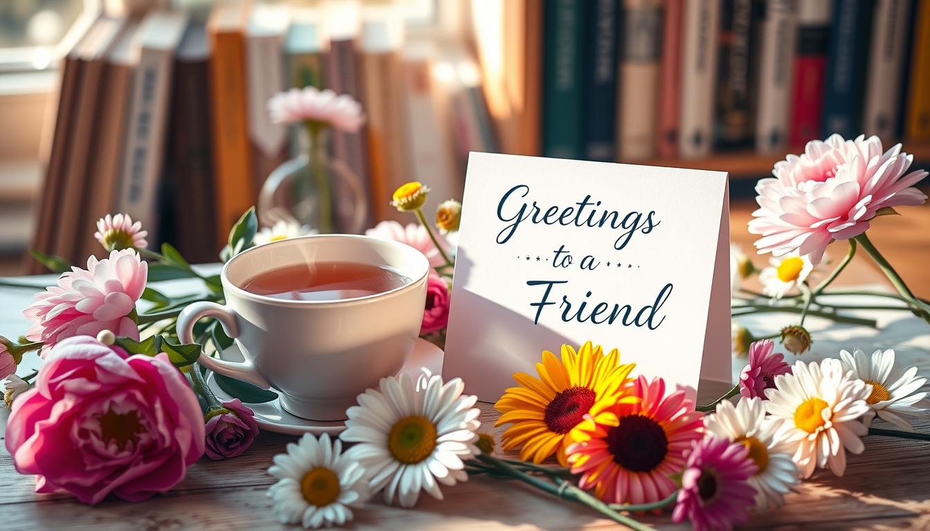 Pozdrowienia dla przyjaciółki